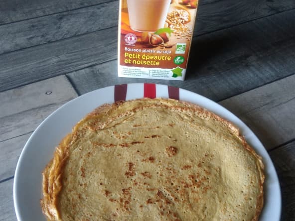 Crêpes épeautre noisette légères et sans lactose
