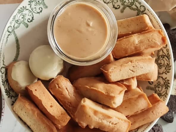 Financiers truffés aux beurre de cacahuètes