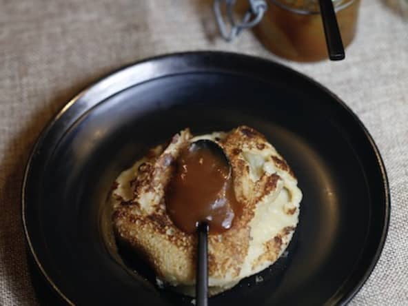 Brioche perdue à la pâte à crêpe pour un dessert gourmand