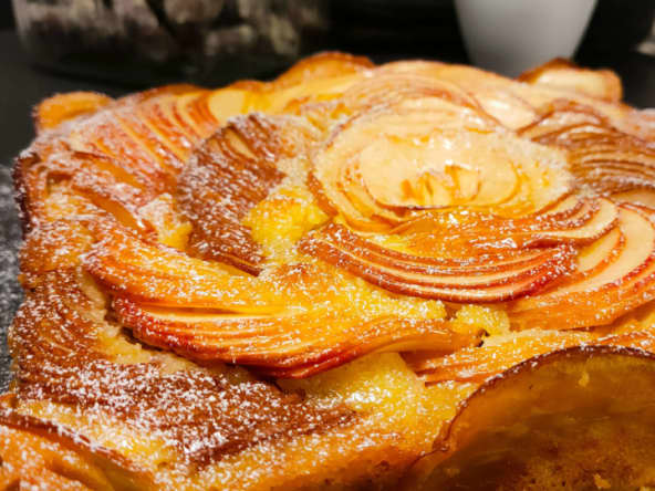 Gâteau pommes-poires sur base de quatre-quart breton
