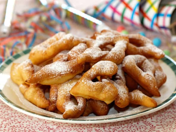 Bugnes briochées de carnaval pour Mardi gras