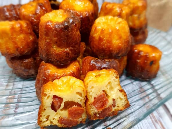 Cannelés chorizo beaufort à savourer à l'apéritif