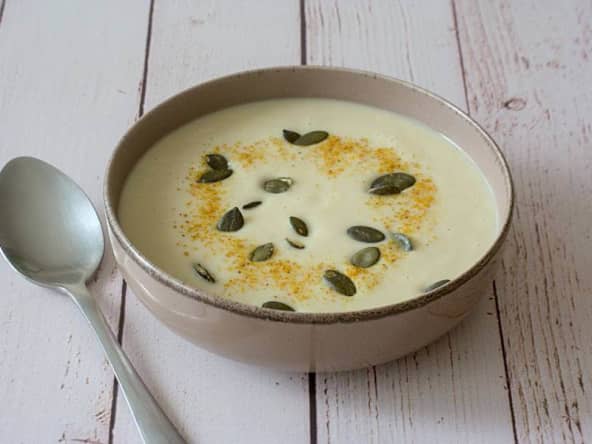 Velouté de chou-fleur IG bas : Recette facile et délicieuse