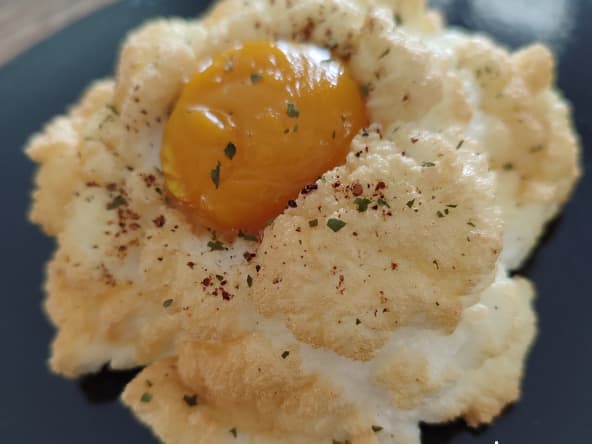 Oeuf nuage ou Cloudy eggs