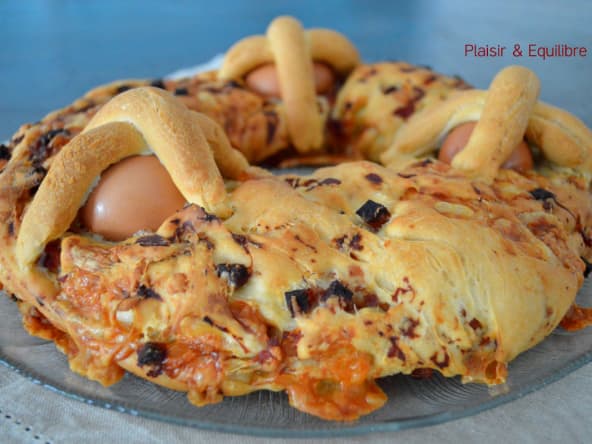 Pain de Pâques italien "Casatiello Napoletano"
