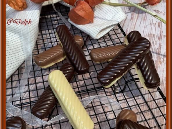 Bouchées aux amandes en coque au chocolat au Thermomix