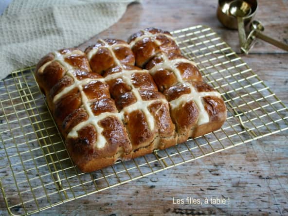 Hot cross buns, les petites brioches de Pâques