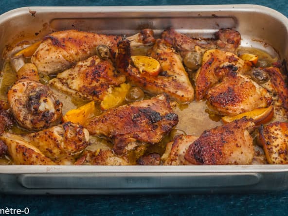 Le poulet rôti du dimanche version cannelle orange