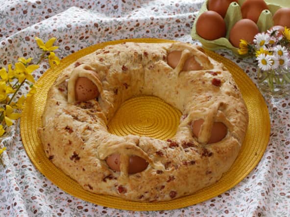 Pain de Pâques "Il Casatiello napoletano"