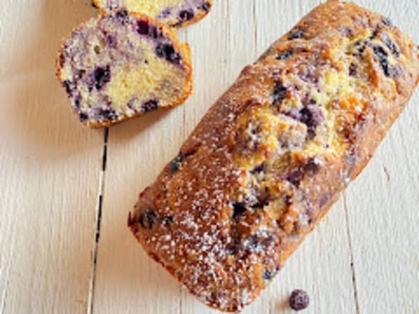 Cake aux myrtilles, citron et amandes d'après une recette de Yotam Ottolenghi