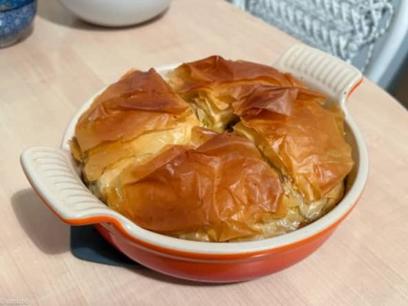 Délice grec - Prasopita (Friand aux poireaux)