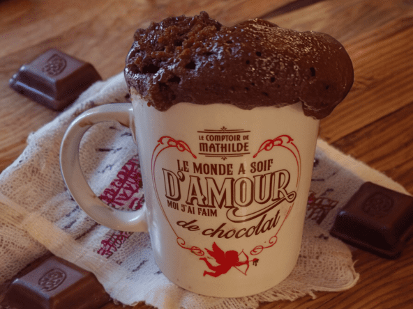 Mug cake au nutella (cuisson au micro-ondes)