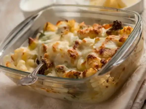 Gratin de Chou-Fleur au Fromage et Pesto : une recette à IG Bas et Hypocalorique