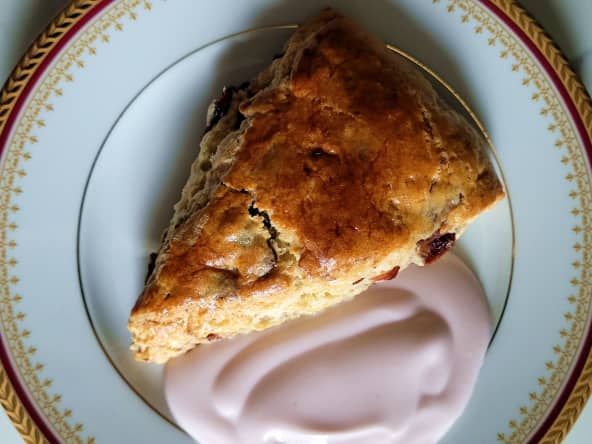 Scones américains aux cerises Amarena