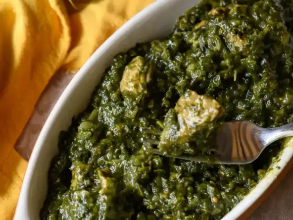 Agneau palak : une spécialité indienne aux épinards