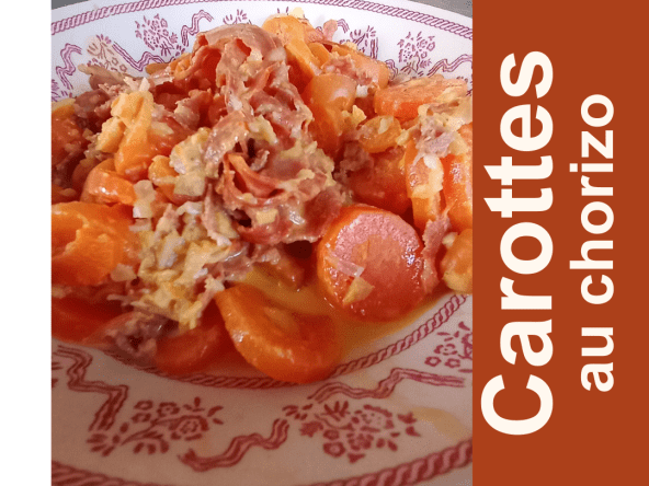Carottes à la crème au chorizo