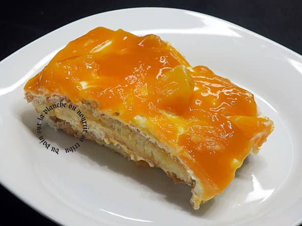 Tiramisu mangue et fruits de la passion