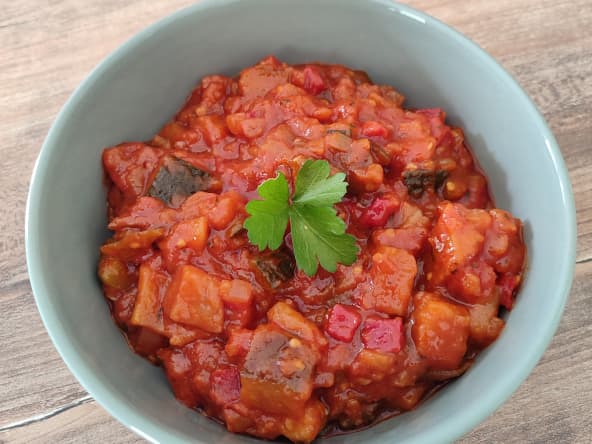 Ratatouille cuite au four en cocotte