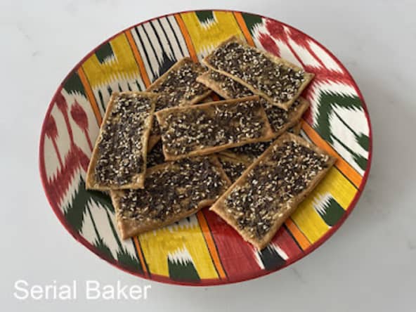 Crackers au zaatar pour donner du goût à l'apéro