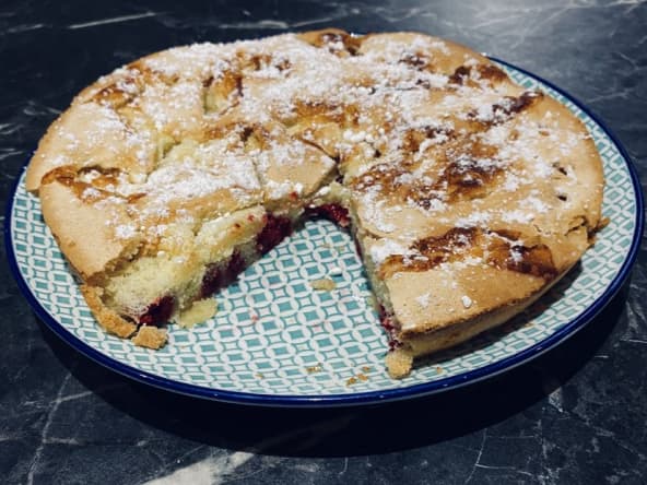 Gâteau aux framboises surgelées pour en profiter toute l'année
