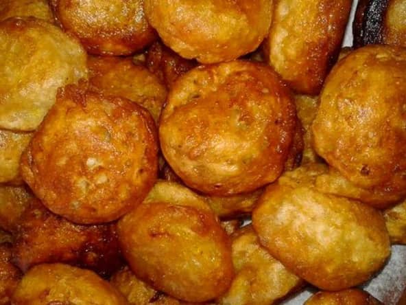 Bonbon banane ou beignets de banane réunionnais sans œuf