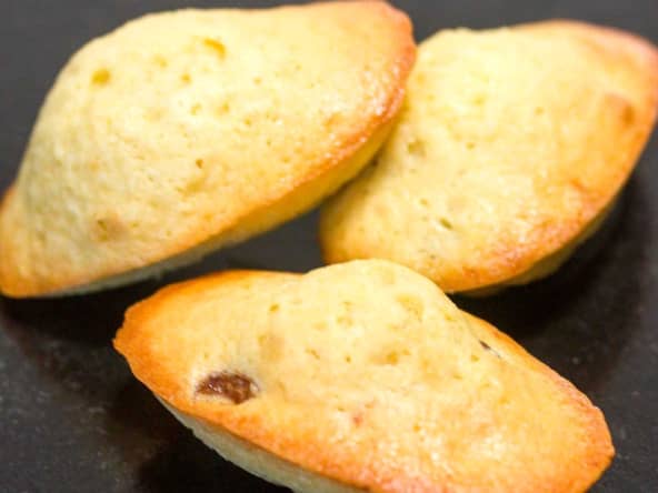 Madeleines aux abricots secs et au rhum