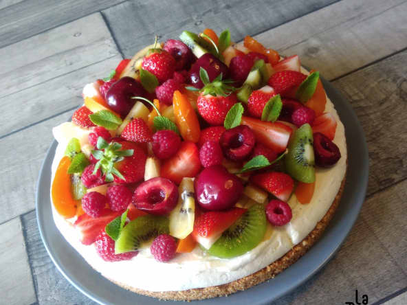 Tarte aux fruits de saison sans nappage