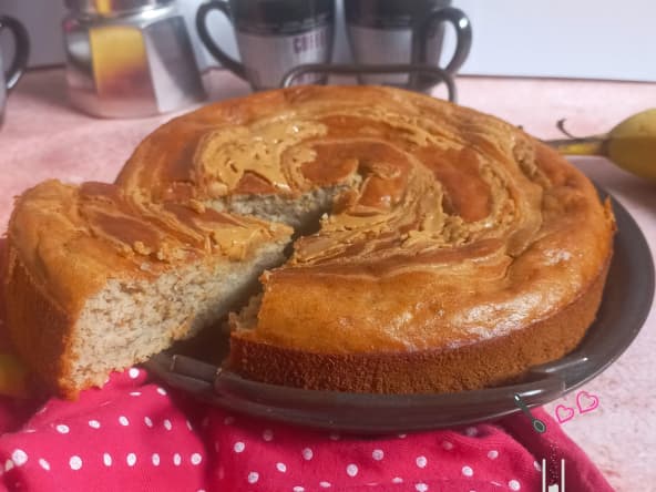 Bananabread au beurre de cacahuètes sans lactose