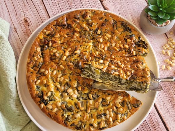 Quiche aux blettes sans pâte comme un flan