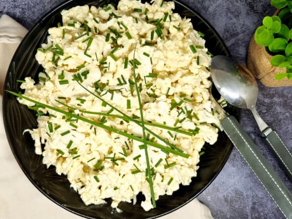 Chou fleur cru en rémoulade