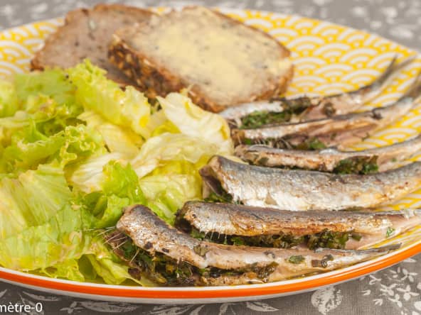 Sardines farcies persil et ciboulette