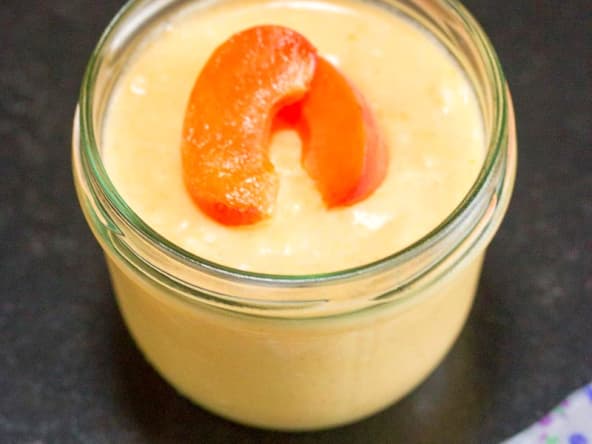 Mousse à l'abricot et à la vanille au Thermomix
