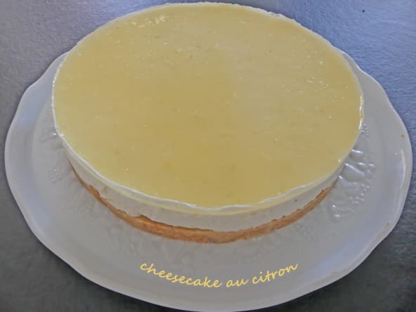 Cheesecake au citron sans cuisson