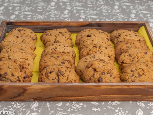 Cookies gourmands au beurre de cacahuètes et pépites de chocolat