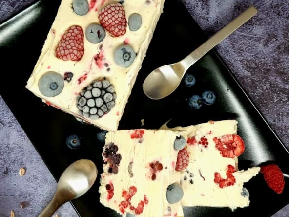Semifreddo aux fruits rouges sans sorbetière