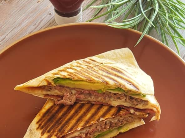 Tortilla burger : idéal pour un plateau télé