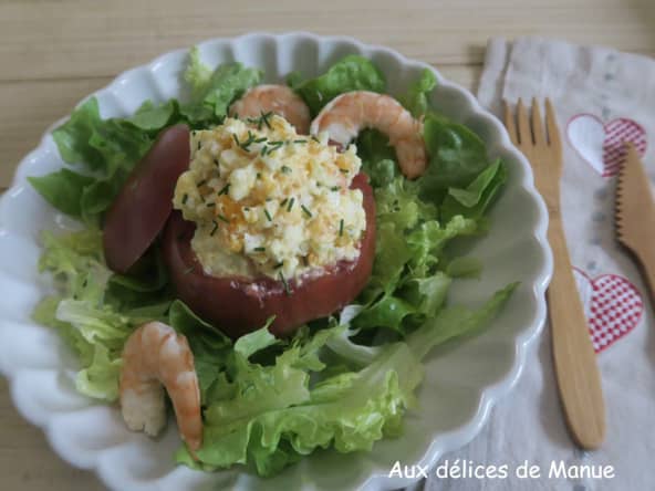 Tomates farcies aux oeufs mimosa : un plat frais et gourmand