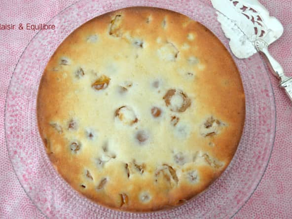 Moelleux léger très parfumé aux mirabelles et skyr