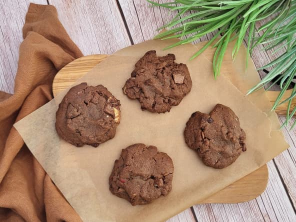 Cookies tout chocolat pour les amateurs de chocolat