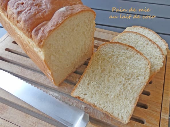 Pain de mie original au lait de coco