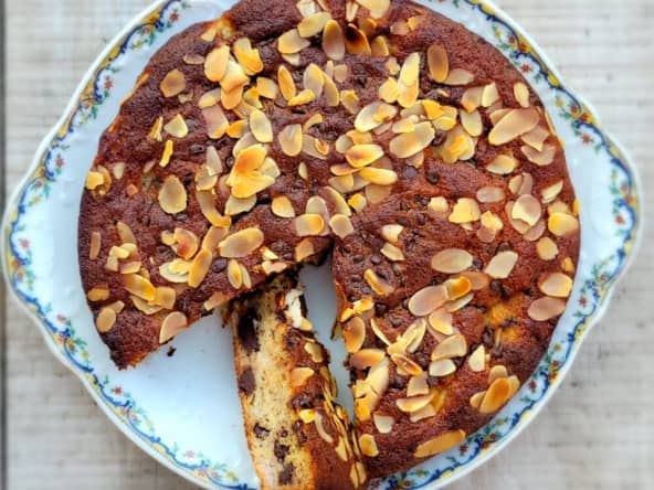 Gâteau moelleux banane chocolat pour un petit déj' ou un goûter