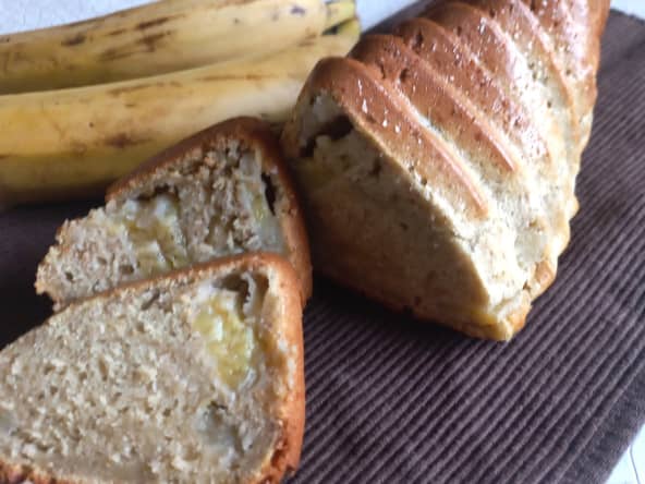Banana cake d'après le Chef Cyril Lignac