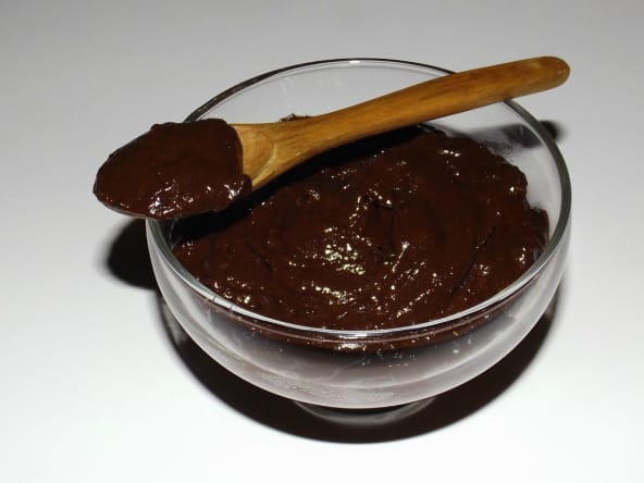 Pâte à tartiner originale au chocolat noir et aux prunilles