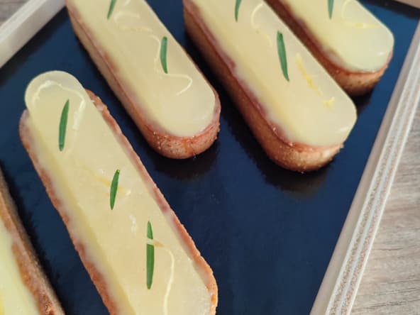 Fingers citron estragon d'après une recette de Frédéric Bau