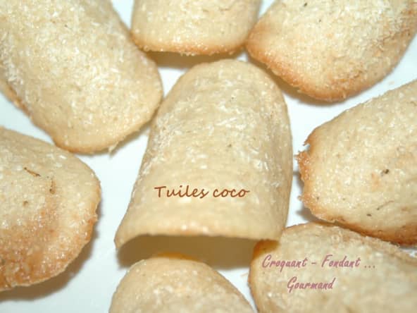 Tuiles coco pour accompagner vos desserts