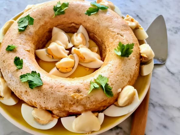 Pain de saumon au pain rassis 