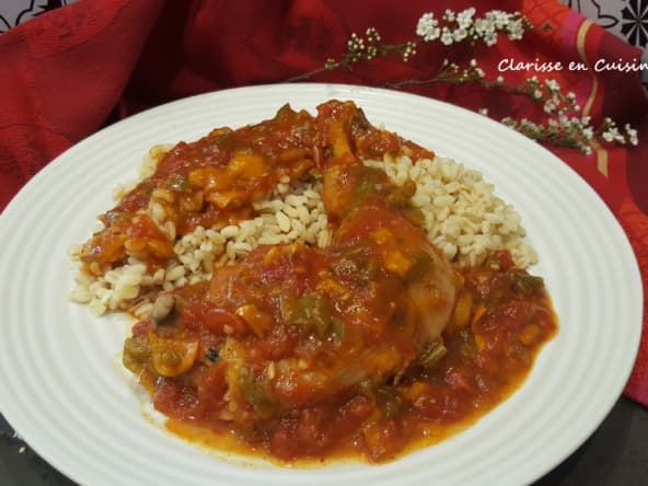 Poulet à la basquaise : ma recette au Cookeo