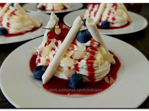 Vacherin individuels aux fruits rouges