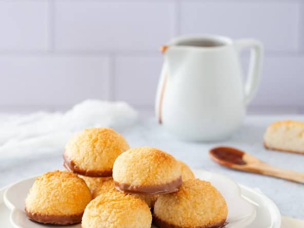 Rochers moelleux à la noix de coco base au chocolat