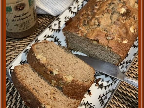 Cake sucré à la châtaigne pour le goûter
